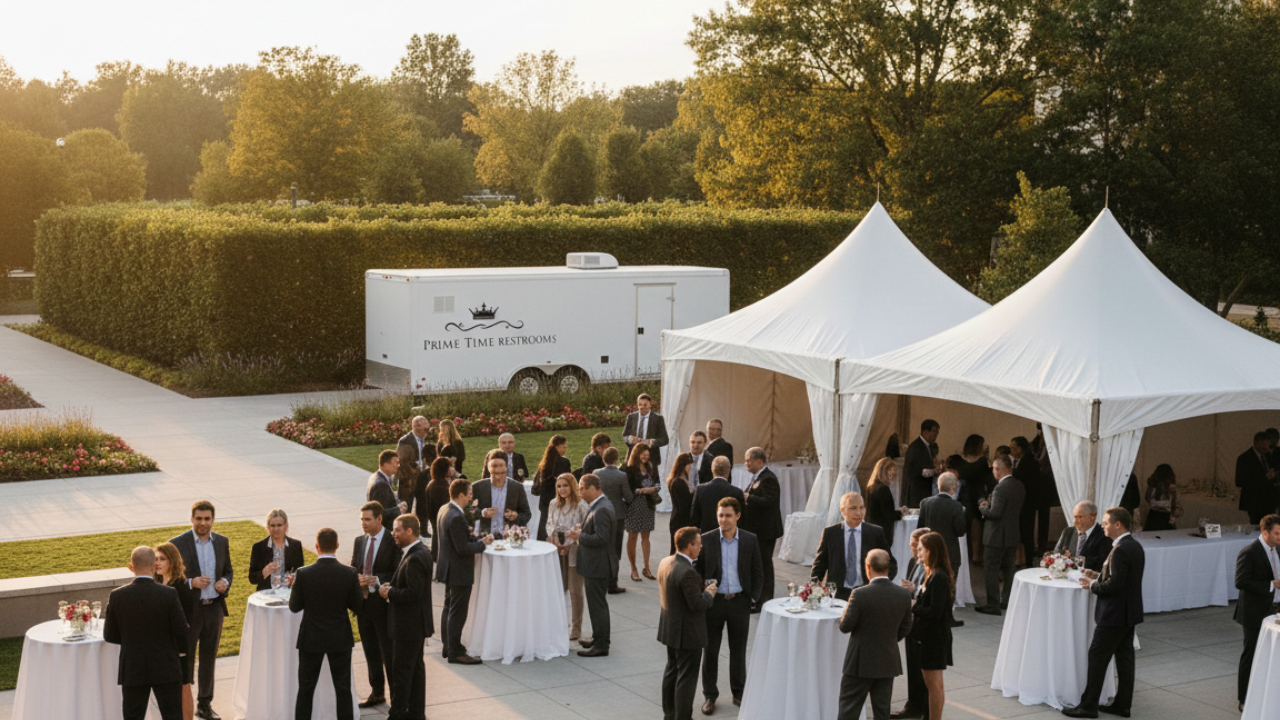 Advantages of Corporate Event Restroom Trailers for Events